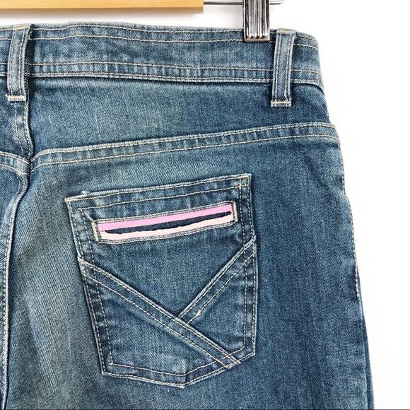 Marc Jacobs Boot Cut Pink Accent Pocket Jeans Sz 6 - Picture 12 of 16